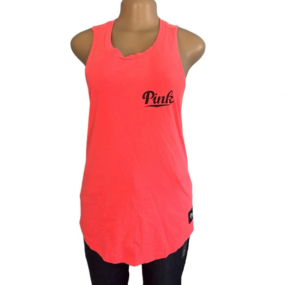 3/$30 🍂 Pink Victorias Secret Pink Sleeveless Tank Top - Picture 1 of 7